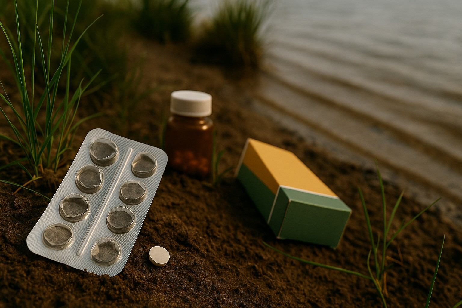 2025 06 04 Vaistai ir pakuots gamtoje Asociatyvi iliustracija